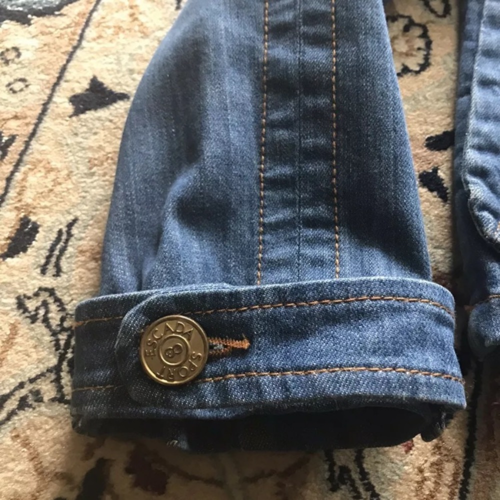 Escada vintage‎ sport denim jacket - Picture 7 of 13